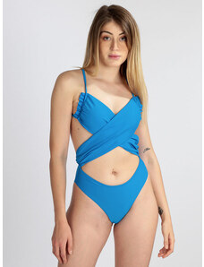 Mya Swimwear Costume Da Bagno Intero Donna Interi Blu Taglia 42