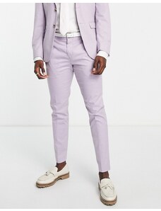 Selected Homme - Pantaloni da abito slim lilla - LILAC-Viola