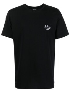 A.P.C. T-shirt logotype nera