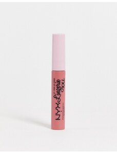 NYX Professional Makeup - Rossetto liquido opaco Lip Lingerie XXL tonalità Flaunt It-Rosa