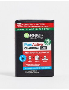 Garnier - Pure Active Charcoal - Saponetta detergente per imperfezioni con acido salicilico 100 g-Nessun colore