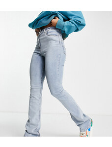 COLLUSION - x008 - Jeans a zampa in cotone blu chiaro candeggiato