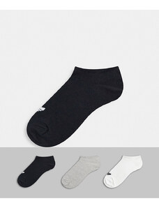 adidas Originals - adicolor Trefoil - Confezione da 3 paia di calzini sportivi multicolore con trifoglio