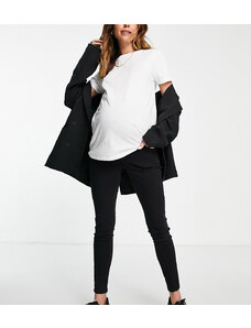 Topshop Maternity - Jamie - Jeans neri sopra il pancione-Nero