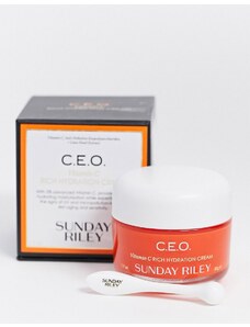 Sunday Riley: crema idratante ricca CEO Vitamin C, 50 g-Trasparente