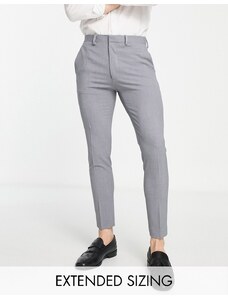 ASOS DESIGN - Pantaloni eleganti super skinny corti in grigio