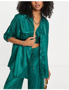 Candypants - Camicia da mare oversize verde