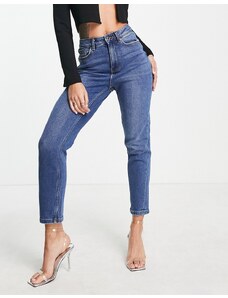 Vero Moda - Mom jeans ampi lavaggio blu medio