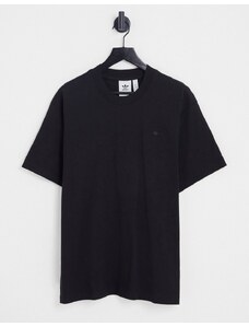 adidas Originals - Contempo - T-shirt nera con logo del trifoglio-Nero