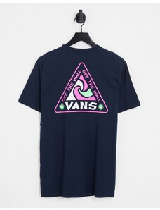Vans - Summer Camp - T-shirt unisex blu navy con stampa sul retro