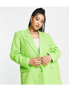 Vero Moda Curve - Blazer oversize verde