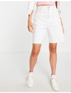 Calvin Klein Jeans - Pride - Pantaloncini dad di jeans bianchi-Bianco
