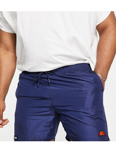 ellesse Plus - Pantaloncini blu con profili a contrasto