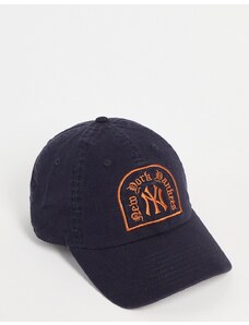 New Era - 9Twenty New York Yankees - Cappellino unisex blu navy lavaggio grezzo