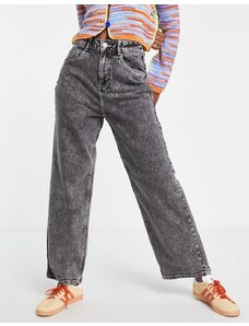 Noisy May - Gigi - Mom jeans oversize grigio slavato