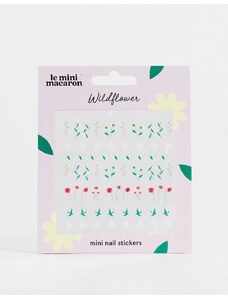 Le Mini Macaron - Mini adesivi per unghie "Wildflowers"-Nessun colore