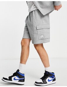 Nike - Club - Pantaloncini cargo grigi-Grigio