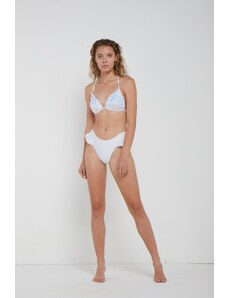 SECRETS LOVE Bikini Mikonos con Top in Paillettes Bianco