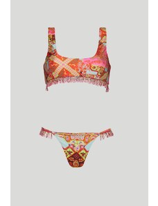 EFFEK F**K Bikini Corallini con Top a Brassiere