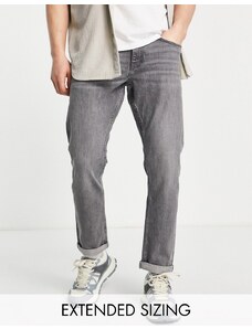 ASOS DESIGN - Jeans slim elasticizzati in denim con cimosa lavaggio grigio