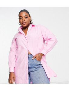 Vero Moda Curve - Camicia oversize rosa