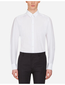 Uomo Abbigliamento da Camicie da Camicie eleganti Camicia lungaDolce & Gabbana in Seta da Uomo colore Bianco 
