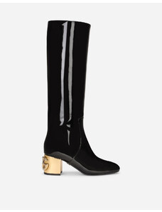 Donna Scarpe da Stivali da Stivaletti Stivali con tacco DG di Dolce & Gabbana in Nero 