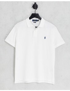 Polo Ralph Lauren - Polo slim bianca con logo-Bianco