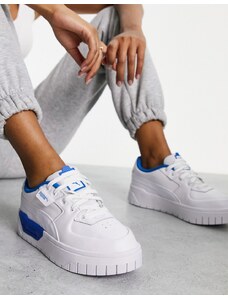 PUMA - Cali Dream - Sneakers bianche e blu acido - In esclusiva per ASOS-Bianco
