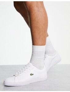 Lacoste - Lerond BL21 - Sneakers in pelle bianca-Bianco