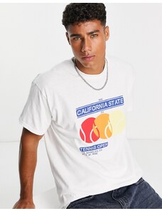 New Look - Cali State - T-shirt bianca-Bianco