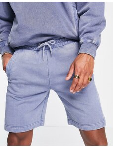 Topman - Pantaloncini oversize blu slavato