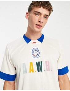 Reebok Classics - Soccer - T-shirt bianca-Bianco