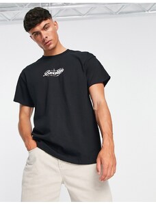 New Look - T-shirt nera con stampa "Brooklyn"-Nero