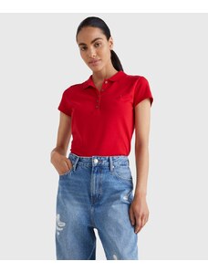 Tommy Hilfiger Polo Heritage Slim Fit Apple Red Donna