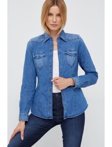 Sisley camicia di jeans donna
