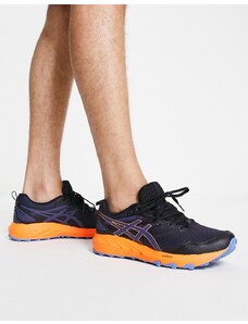 Asics - Running Gel-Sonoma 6 - Sneakers nere e arancioni-Nero