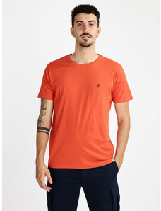Coveri Moving T-shirt Manica Corta Tinta Unita Uomo Arancione Taglia M