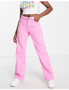 Noisy May - Amanda - Jeans rosa a fondo ampio