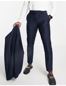 French Connection - Pantaloni da abito blu medio
