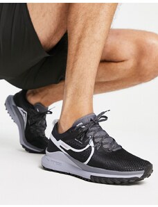 Nike Running - Trail Pegasus 4 - Sneakers nere e bianche-Nero