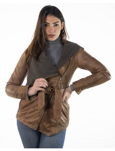 Leather Trend Colima - Giacca Donna Cuoio in vera pelle