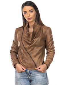 Leather Trend Scialla - Giacca Donna Cuoio in vera pelle