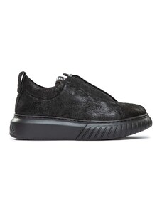 AndìaFora sneakers LIBI nera con inserto in lana