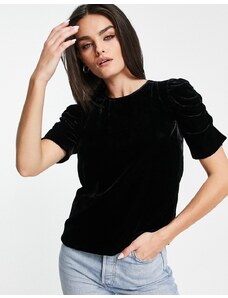 Whistles - Nelly - Top in velluto nero