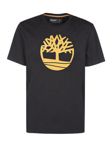 Timberland T-shirt Manica Corta Uomo In Cotone Biologico Nero Taglia Xl