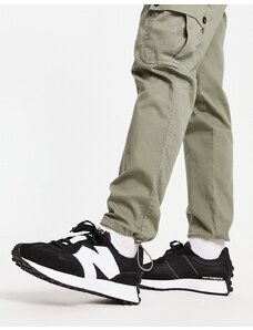 New Balance - 327 - Sneakers nere e bianche-Nero