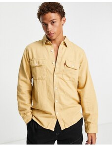 Levi's - Jackson - Camicia casual color cuoio con tasche-Neutro
