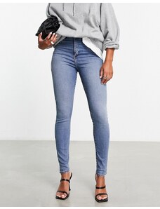 ASOS DESIGN - Ultimate - Jeans skinny blu invecchiato