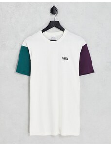 Vans - Opposite - T-shirt bianca e bordeaux - In esclusiva per ASOS-Bianco